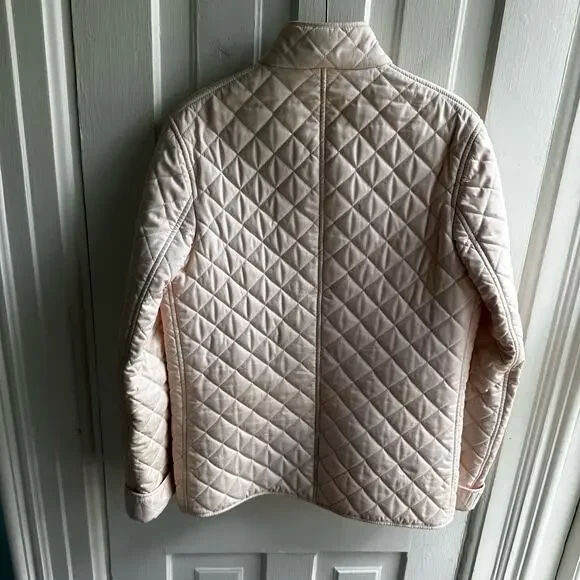 Ralph Lauren Black Label Blush Pink Quilted Fleece Lined Jacket - Picture 6 of 9